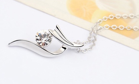 Krištáľový set Náhrdelník, náušnice a náramok Bella light saphire