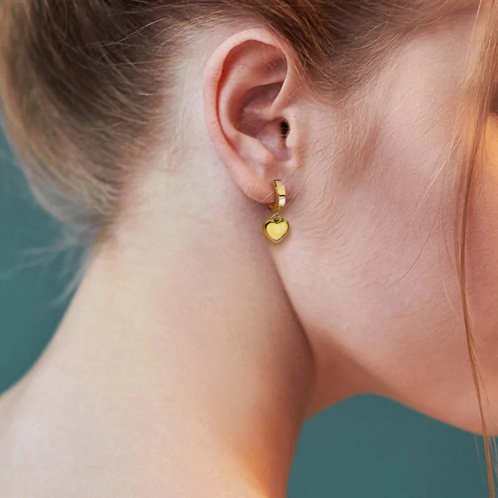 Dámske náušnice z chirurgickej ocele Stella zlaté