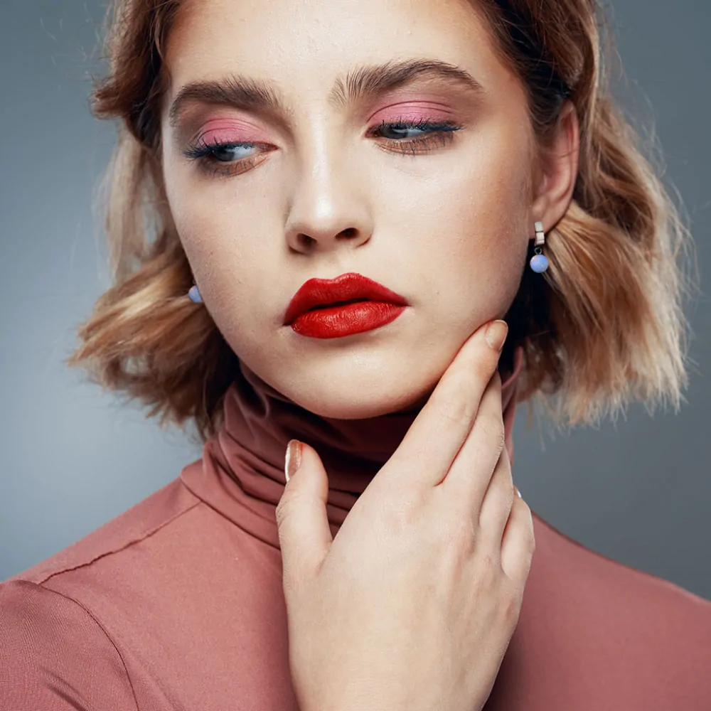 Dámske náušnice z chirurgickej ocele Taylor strieborné