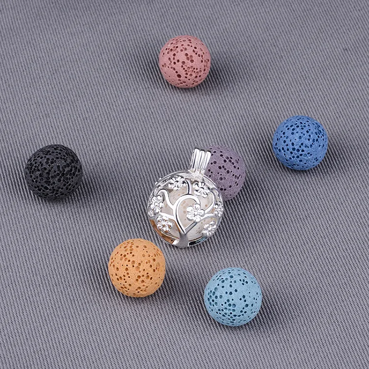 Aroma difúzny náhrdelník Harmony Flower s lávovými kameňmi