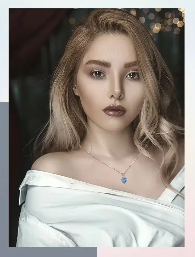 Strieborný náhrdelník Happy so žltým srdiečkom