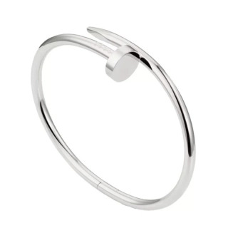 Dámsky oceľový náramok strieborný klinec 